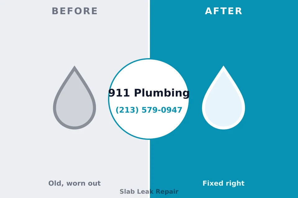 Before and after: plumbing repair North Pembroke, MA